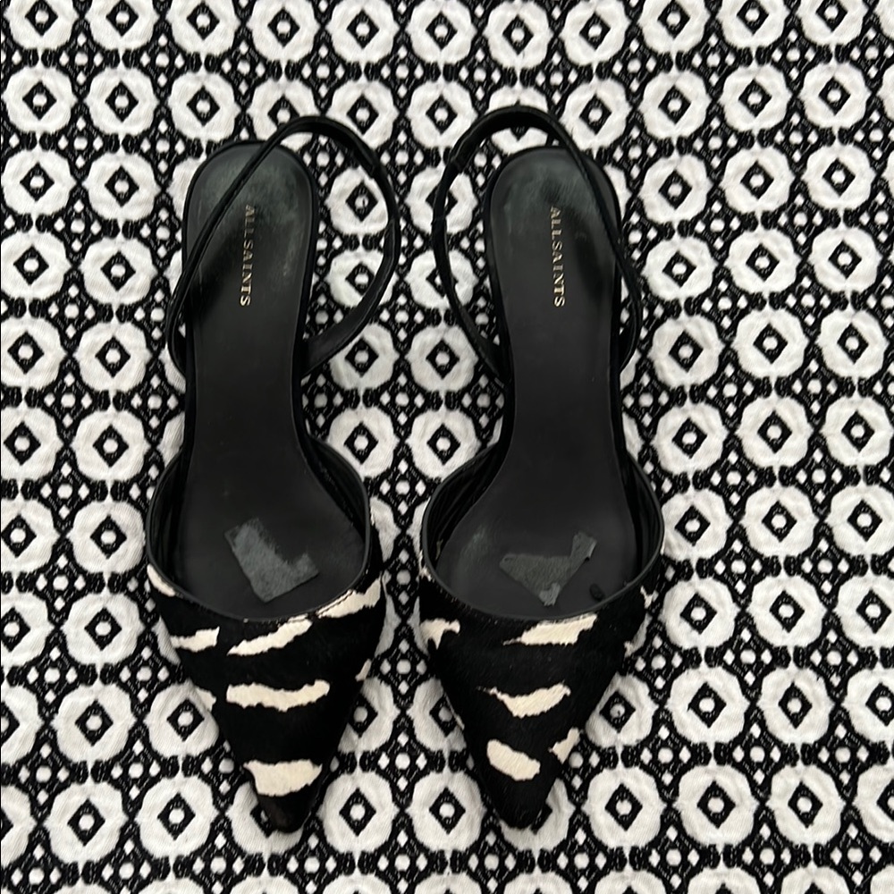 All Saints Black and White Women's Shoes